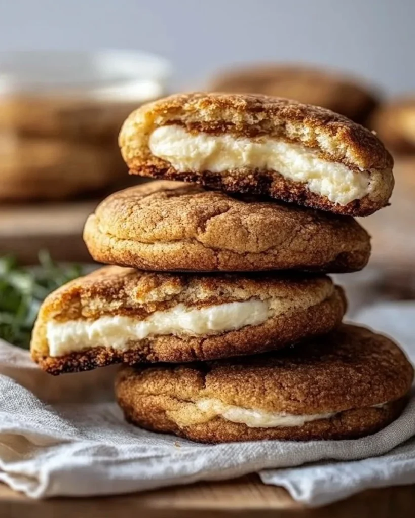 Delicious cheesecake cookies on a plate, perfect for dessert lovers.