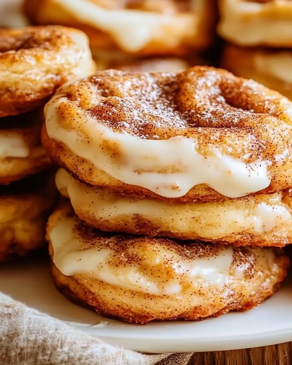 Cinnamon Roll Cheesecake Cookies