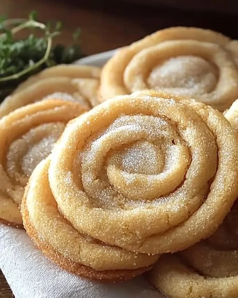 Irresistibly chewy brown butter sugar cookies on a baking tray