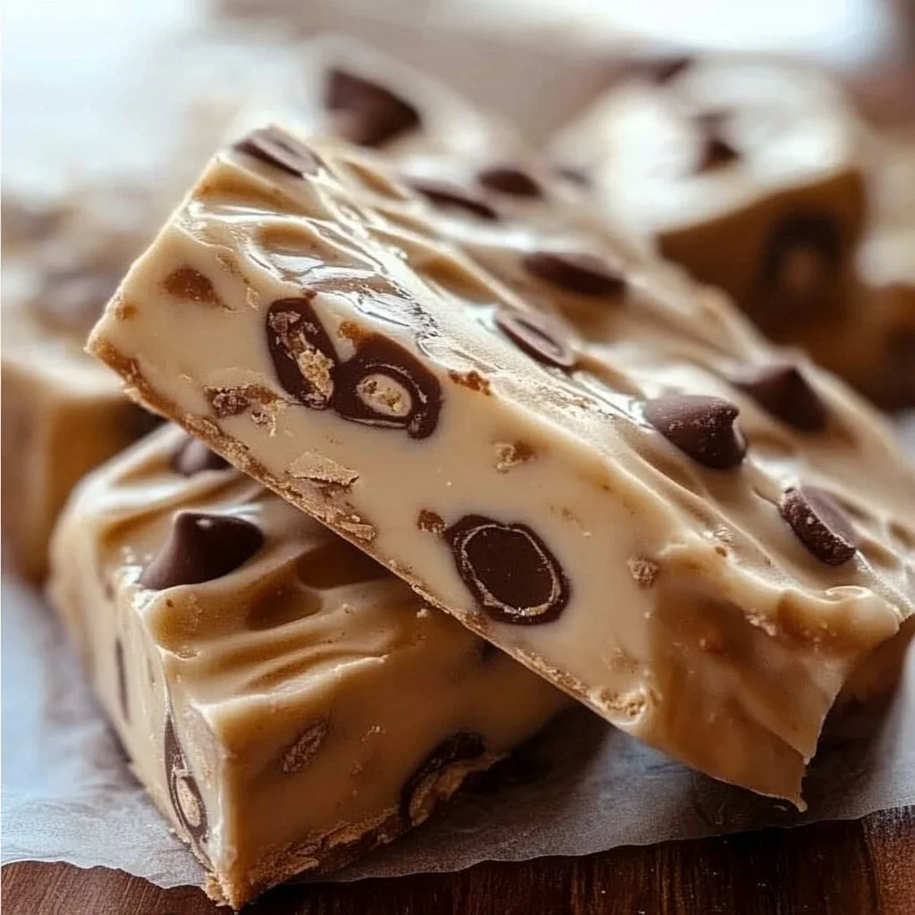 Homemade peanut butter yogurt bark topped with nuts and fruits.