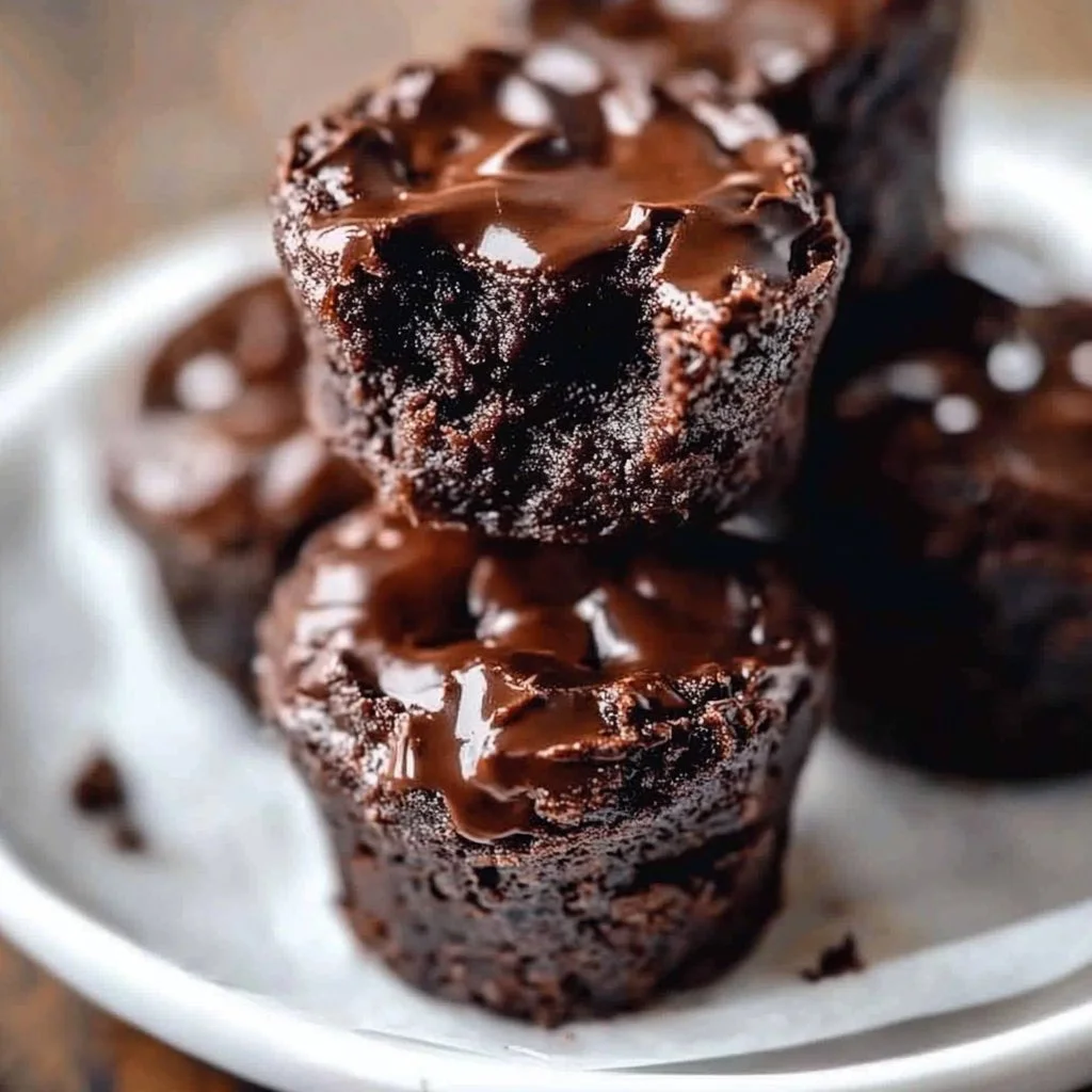 Delicious protein brownie bites, a healthy snack option rich in protein and flavor.