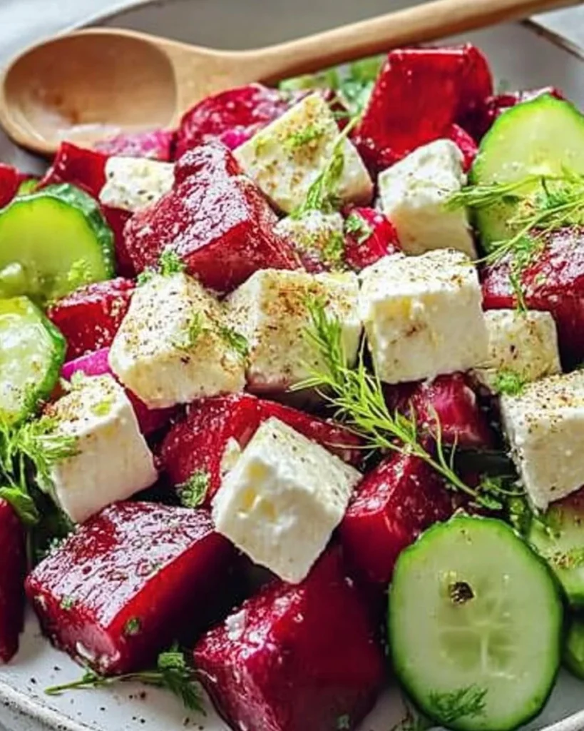 Refreshing weight loss salad with colorful vegetables and healthy ingredients