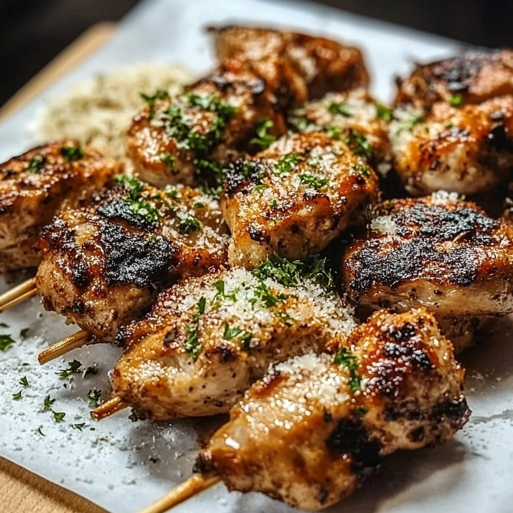 Perfectly roasted chicken garnished with herbs and spices on a serving platter.