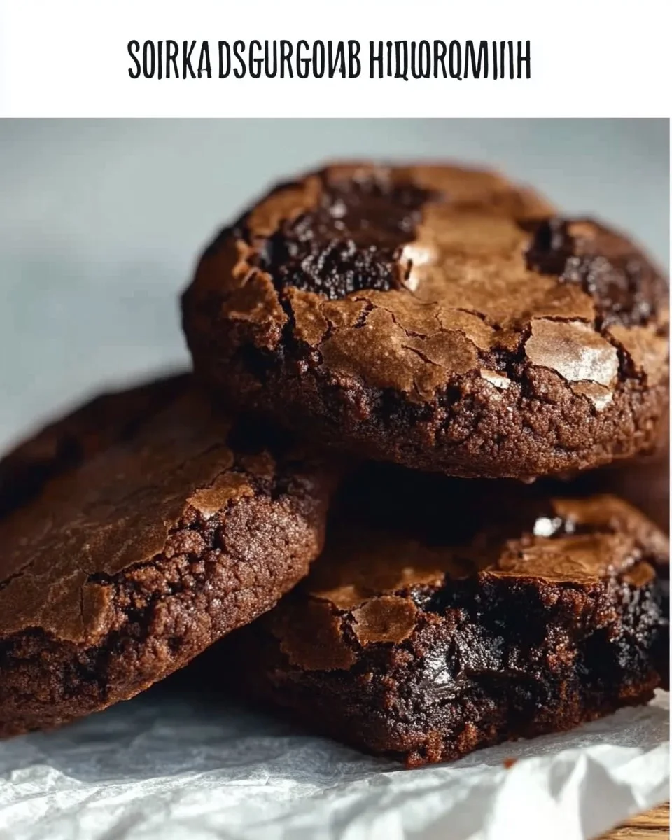 Sourdough Discard Brownie Cookies