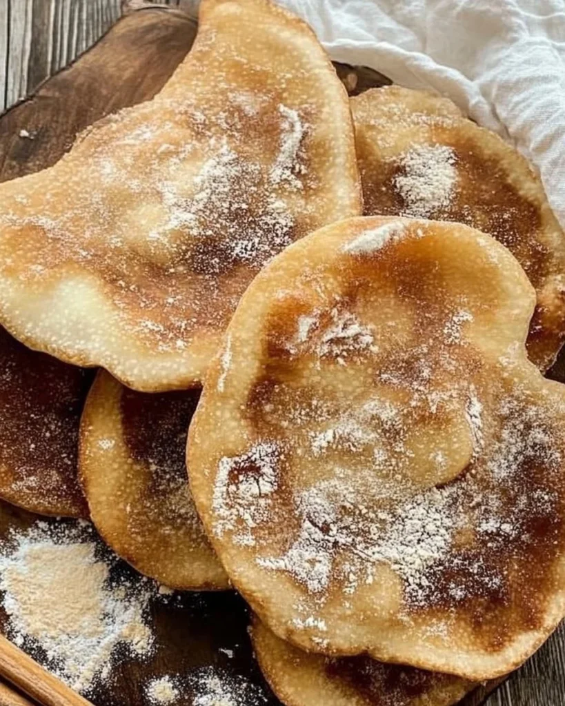 Freshly baked sourdough elephant ears pastries on a cooling rack